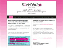 Tablet Screenshot of fixastitch.com